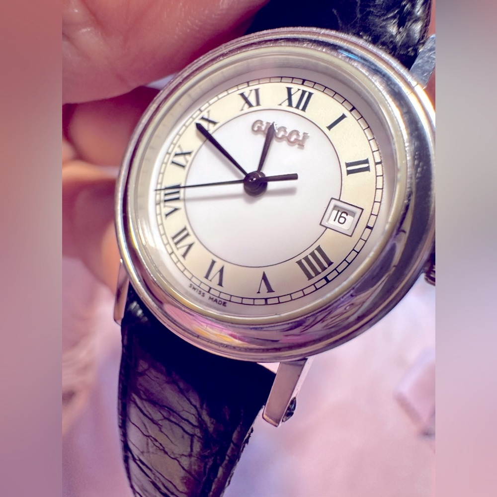 Gucci Watch 7400L 26mm Women's Whites X Black 2353430 Vintage